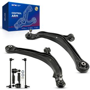 KAX Front End Suspension Kit for Honda Odyssey 2011-2017, 2 Lower Control Arms with Ball Joint Assembly+2 Outer Tie Rod Ends+2 Sway Bar End Links 2012 2013 2014 2015 2016 K622002 K622210 6pcs