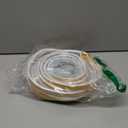 Self Adhesive Foam Tape Weatherstrip 1/2in x 1/4in x 42Ft High Density Foam Insulation Strips Foam Seal Weather Stripping with Strong Adhesive for Door and Window Sound Isolation Soundproofing, White