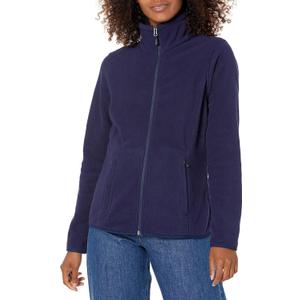 Amazon Essentials Women's Classic-Fit Full-Zip Polar Soft Fleece Jacket  (Medium, Navy)