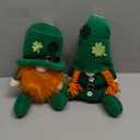 St Patricks Day Decorations - St Patricks Day Decor - Leprechaun Stuffy Doll, St Patrick's Day Plush Shamrock Gnomes Decorations for Home, Office - St. Patricks Day Table Centerpiece - Irish Gifts