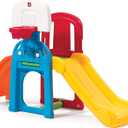 Step2 Game Time Sports Climber, Kids Indoor/Outdoor Playset, Backyard Playground Set, Slide, Climbing Wall, Basketball Hoop, Outside Jungle Gym, For Toddlers 2-6 Years Old