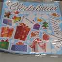 Quera Christmas Window Clings Christmas Ball Snowflake Gift Box Dot Static Window Stickers for Xmas Holiday Window Decorations Decal Home Party Ornaments, 11.8 "X 11.8", 6 Sheets