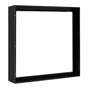 FOLKOR Floater Frame for 32x32 Canvas Paintings, 1.5" Deep DIY Metal Floating Frame for Oil Paintings Landscape Portrait Abstract Wall Art Home Office Show Exhibition Gallery Prints Decor (Black)