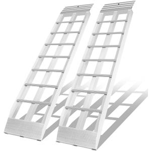 Aluminum Shed Ramps for Lawn Mowers, 2 Pack, 36 x 8 x 1.5 in, Shed Door Threshold Ramp, 1,500 lb per Pair