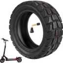 80/65-6 Off Road Tubeless Tire, 10x3 255x80 10 Inch Electric Scooter tire, With Tire Air Valve, for Nanrobot D4+/D5+/D6+/Apollo Pro/Varla Eagle One Electric Scooter