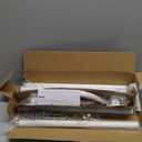 Corner Shower Curtain Rod, Brushed Nickel [39"-69"] x [55"-85"] Adjustable L Shaped Shower Rod No-Sagging 90 Degree Curved Curtain Rod for Bathroom Bathtub with 12 Ring Hooks & Ceiling Support