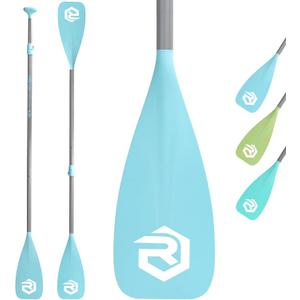 SUP Paddle - Paddle Board Paddle 4 Piece Stand Up Paddleboard Paddles Lightweight Floating Kayak Paddle - Light Blue - Lake Green - Light Green