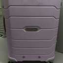 Samsonite Freeform Hardside Expandable with Double Spinner Wheels, Lilac, Checked-Medium 24-Inch
