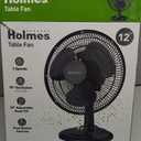 12" Table Breeze Table Oscillating Fan Black