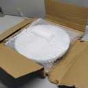 Brightalk 13-Inch Charger Plates, 6Pcs Dinner Plate Chargers Round Server Ware, White