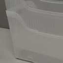 BINO | Plastic Storage Bins, Wide - 2 Pack | THE CANYON COLLECTION | Clear Storage Bins for Organization | Clear Containers for Pantry | Fridge & Freezer Organizer Bin | Cabinet & Pantry Organizers