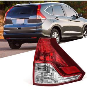 Huray Tail Light for Honda CRV 2012 2013 2014 Taillight Assembly Brake Lamp Replacement 33550-T0A-A01 Passenger Side (Right)