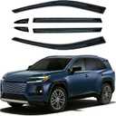 Rain Guards Window Visors 6 Piece Set for Toyota Rav4 2026+ Window Deflectors, Out-Channel Vent Shades (for RAV4 26+ 6-Piece Set)