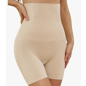 Tummy Control Shapewear Shorts High Waisted Body Shaper Seamless Shorts Butt Lifting Thigh Slimmer Size M