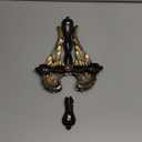 Top Brass Angel Wings Wall Cross - Spiritual Jesus Art Sculpture