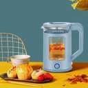 Dezin Electric Kettle with Keep Warm Function, BPA Free Window-Glass Double Wall Design Electric Tea Kettle, Bicolor LED, 1.5L Hot Water Kettle with Auto Shut-Off and Boil Dry Protection Tech