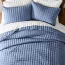 WDCOZY Queen Size Quilt Bedding Sets with Pillow Shams, Lightweight Soft Bedspread Coverlet, Quilted Blanket Thin Comforter Bed Cover, All Season Summer Spring, 3 Pieces, 90x90 inches