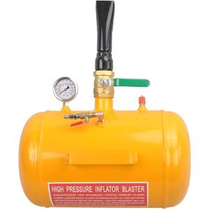 5 Gallon Air Tire Bead Seater 110 PSI Blaster Tool Seating Tire Inflator with Gauge by GESEXI - Car Truck ATV Tire Inflator Tank,Yellow
