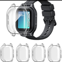 Valband 4 Packs Screen Protector Compatible with Gabb Watch 2/1 Ultra Slim Soft Full Cover Case for Gabb Kids Watch,(NOT Compatible with Gabb Watch 3e/3), Set of 4