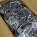 10 Pcs 6x6 Post Base for Concrete, Actual 5.5"x5.5" Wood, Black