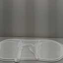 Strong Mesh Pop Up Laundry Basket, Collapsible Laundry Hamper with Side Pocket, Foldable Clothes Pop Up Hamper with Durable Reinforced Handles for Laundry, Bathroom, Kids Room, Dorm or Travel White