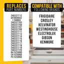 PartsBroz 240337712 Refrigerator Dairy Door Cover for Frigidaire Fridge Dairy Cover Clear Gallery 8.8 In FFHT1826LQ2 FFTR1614TW2 FFTR1814QW0 FFTR1814TWB FFTR1821TW8 FRT18L4JB3 LFHT1831QF5 LFHT2131QF0
