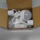 Neporal MagicGlow Rechargeable Light Bulbs with Remote, 3 Colors Shift + Dimmable Battery Powered Light Bulbs, USB Rechargeable, A19 Standard Emergency LED Light Bulbs, 15W, Up to 24 Hours, 2 Pack