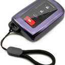 MECHCOS Fit for Toyota Key Fob Cover fit Tacoma 4Runner Highlander Sequoia Corolla RAV4 Land Cruise Prius C Key Fob Cover Case TPU Remote Holder Protector Sleeve Accessories Purple Black