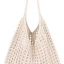 EIMMBD Crochet Bags for Women Beach Totes Bags Aesthetic Summer Tote Shoulder Hippie Bag Knit Bag
