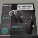 Wireless Lavalier Microphone for iPhone: Mini Microphone Noise Reduction - 328ft Transmission & 20H Battery Life for Video Recording, 3-in-1 Universal Camera & Android, Deep Grey (Brushed Black)