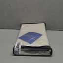 100% Blackout Shield Linen Blackout Curtains for Bedroom 84 Inches Long, Back Tab/Rod Pocket Living Room Drapes, Thermal Insulated Blackout Curtains 2 Panels Set, 50" W x 84" L, Cream