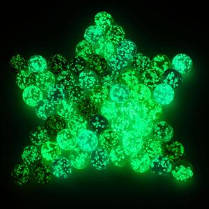 48 Pieces Marbles Glow in The Dark for Kids Mixed Colors Luminous Glass Marbles Runs for Kids Games DIY and Home Decoration(1 CM/ 0.4 Inch)
