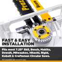 Prazi 12" Beam Cutter Attachment for Circular Saws For 7-1/4" Circular Saws, Non-Worm Drive Increase Cut Depth from 2-1/2 to 12