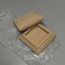 Classic Red Oak Newel Post Cap Will fit Over 3 1/2" x 3 1/2" Post (Interior)