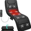 Full Body Massage Mat Pad for Bed, Massage Chair Pad with 10 Vibration Motors & 5 Massage Modes, Vibrating Heating Massage Mattress Pad for Back,Massager with Auto Shut Off, Gift for Men Women