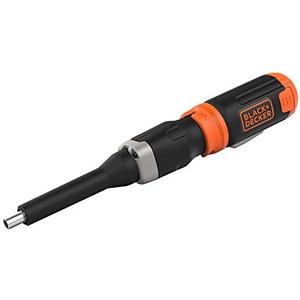 BLACK+DECKER ‎BCF601C-XJ Cordless Screwdriver - 180 rpm - 2.5 Nm - 5 Screwdriver Bits and 5 AA Batteries, Orange, 6.0 V