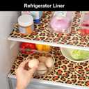 2 x Cooyes Shelf Liner  Non-Slip Cabinet & Drawer Liner for Kitchen  Non-Adhesive Waterproof Shelf Paper with Modern Pattern  Durable EVA Cabinet Mat  Easy to Cut (Brown,17.5" W x 78.7" L)