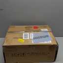 Furnulem White Dresser with 5 Drawers, Vertical Storage Tower Fabric Dresser for Bedroom, Hallway, Entryway, Nursery, Closet Organizer, Nightstand Bedside Table Furniture, Sturdy Steel Frame, Wood Top