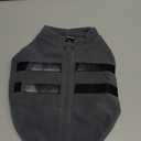 Queenmore Small Dog Sweaters, Soft Fleece Vest Pullover Dog Jacket with Leash Hole, Warm Winter Dogs Clothes Cold Weather Doggy Dachshund Sweater for Small Doggy Cats Boy or Girl (Grey, S)