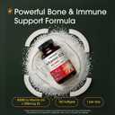 NatureBell Vitamin D3 50,000 IU with Vitamin K2 200mcg, 180 Softgels | High-Potency Bone & Immune Support*, Easy Absorption with Coconut Oil, Non-GMO & Gluten-Free