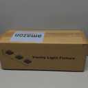 360 Rotate LED Dimmable Bathroom Vanity Light Fixtures, 1300LM Acrylic Matte Black Vanity Lights for Bathroom, Modern Wall Lighting Fixtures Over Mirror Kitchen Living (Natural White Light 5000K)