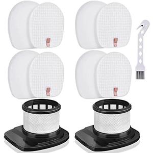 Leadaybetter IX141 Filter Replacement for Shark Rocket Pro IX140 IX141 IX142 IZ140 IZ140C IZ141C IZ142 UZ145 Cordless Stick Vacuum, 2 HEPA & 4 Foam & Felt Filters, Part # 617FJ140 & 616FJ140