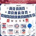 Supervitae 51 Pcs Truck Driver Birthday Party Decorations Semi Truck Appreciation Week Construction Party Banner Hanging Swirls Wall Holiday Transportation Theme Celebrating Events for Men Supplies