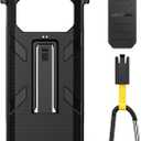 Ulefone Armor 27 Series Multifunctional Protective Case Original TPU Black Case Armor 27 Series with Back Clip Carabiner