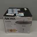 AROMA® Rice Cooker, 8-Cup (Uncooked) / 16-Cup (Cooked), Pot-Style Rice Cooker and Soup Warmer with One-Touch Control, 4 Qt, White, ARC-368NG
