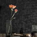 CiCiwind Black Textured Peel and Stick Wallpaper Embossed Self Adhesive Removable Decoral Contact Paper for Walls Covering Bedroom Living Room 15.7"78.7"