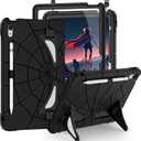 Auizotl Case for iPad (A16) 11'' 11th/10th Generation 10.9'' 2025/2022,Kids Friendly iPad Case 10th Generation with Screen Protector,Heavy Duty Shockproof Cover for i Pad 11.0/10.9 Inch,Black
