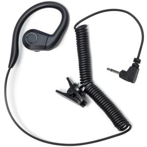 TWAYRDIO 2.5mm Listen-only Earpiece Compatible for Kenwood Baofeng Two-Way Radios and Harris XL200 Kenwood KMC-21 KMC-45 KMC-55 Mics, Tubeless Receive Only Headset Ear Piece for Law Enforcement Use