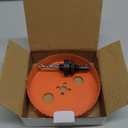 6 Inch Hole Saw with Arbor for Metal Wood and Plastic Cutting, 152mm Bi-Metal Hole Cutter for Different Project with Smooth and Flat Drilling Edge, Fast Chip Removal, Handy Hole Saw Kit Set