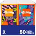 Kleenex On-The-Go Facial Tissues, 8 On-The-Go Packs, 10 Tissues per Box, 3-Ply (80 Total), Pack of 9
